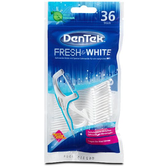 Dentek flossers witte tanden