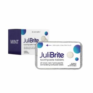 natuurlijke julibrite tandpasta tabletten
