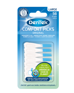 Dentek Comfort Picks Eco-Friendly | Large | 56 stuks