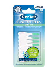 Dentek Comfort Picks Eco-Friendly | Medium | 56 stuks