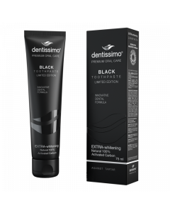 Dentissimo Black Toothpaste Extra Whitening Limited Edition