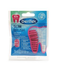 Dentek Slim Brush Interdentale Ragers ISO 1 (0,45 mm) | 32 stuks | Konisch