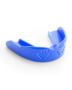 SISU 3D Junior Gebitsbeschermer in Royal Blue - dun en stevig sportbitje voor kinderen tot 150 cm.