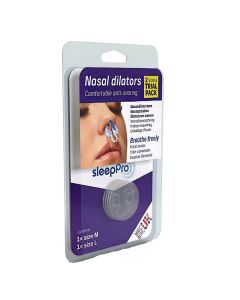 SleepPro Neusspreider set met maat M/L voor vrijer ademen door de neus en minder droge mond in de ochtend