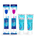 JuliBrite Romantic Pack - (Blauwe & Roze JuliBrite Tongreiniger + 2x Tonggel)